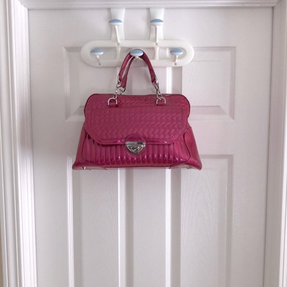 Patent leather pink Danier handbag